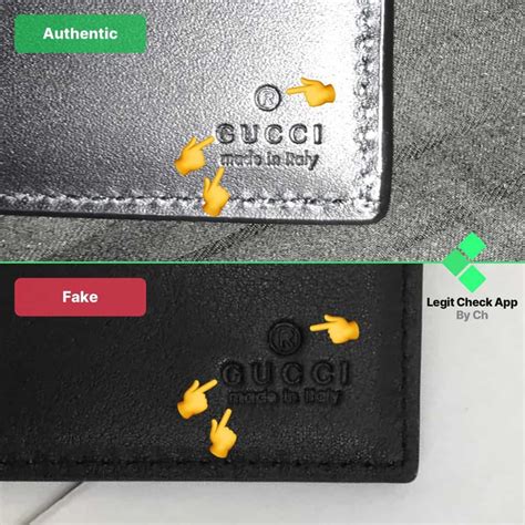 fake gucci vs real gucci wallet comparison|More.